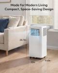 EUHOMY 8,000 BTU 4-in-1 Portable Air Conditioner