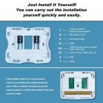 Smart Thermostat with Auto Changeover and Large Display