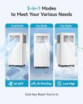 Feelfunn 8000 BTU Portable Air Conditioner, 3-in-1