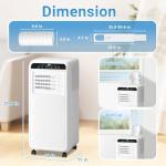 Erivess 10,000 BTU Portable 3-in-1 AC Unit