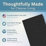Fresh Headquarters Activated Carbon Air Filter Pad - 24"x16" Cut To Fit AC & Furnace Filter - Removes Dust, Pollen, Pet Odors & VOCs, Versatile for Window Units, RV, Air Purifier, & Vents, Made in USA