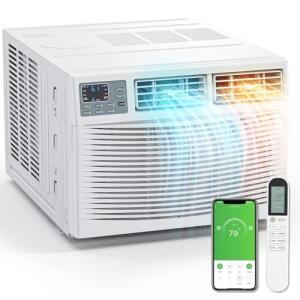 Bonnlo 8000BTU Wi-Fi Window AC with Heat