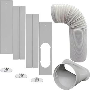 Portable Air Conditioner Window Vent Kit with Hose