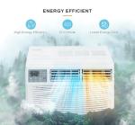 Bonnlo 8000BTU Wi-Fi Window AC with Heat