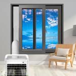 Portable AC Window Vent Kit with Adjustable Hose