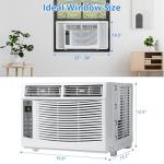 6000 BTU Window Air Conditioner with Remote Control