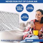 Aerostar MERV 8 Pleated HVAC Filters - 6 Count