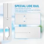 YoleShy Portable AC Window Kit with Adjustable Seal