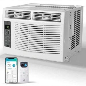 PioneerWorks 8000 BTU WiFi Window Air Conditioner