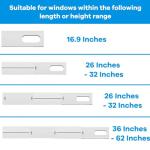 YoleShy Portable Air Conditioner Window Seal Kit