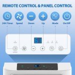 DOMANKI 10,000 BTU Portable Air Conditioner with Remote