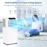 DOMANKI 10,000 BTU Portable Air Conditioner with Remote