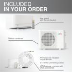 Cooper & Hunter MIA Series, Mini Split Air Conditioner and Heater, 12,000 BTU, 115V, 20.8 SEER2, Wall Mount Ductless Inverter Heat Pump System, Including 16ft Installation kit…