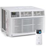 Window Air Conditioner, 10000 BTU Compact AC Unit, Energy Saving Window AC, Smart AC with 3 Modes Cool Dry Fan Speed Control,Cools Up to 450 Sq.Ft,115v Mini Air Conditioner for Bedroom,Office,Home