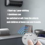 ZHORCIN Small M-ini Split Air-Conditioner, Ductless AC Unit, Wall Mounted Air-Conditioner No Window, with Remote Control, 3 Speed, for Kitchen & Bedroom Use