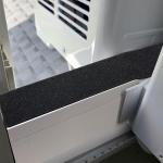 moonoom 4 Pack Air Conditioner Foam Block, Window AC Side Foam Block Kit with Foam Strip and Tape, Insulated Foam Panel for U-Shaped AC Units Prevent Air Leakage Summer Winter (White)