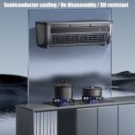 ZHORCIN Small M-ini Split Air-Conditioner, Ductless AC Unit, Wall Mounted Air-Conditioner No Window, with Remote Control, 3 Speed, for Kitchen & Bedroom Use