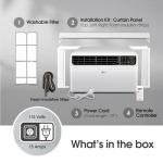 LG 6,000 BTU Dual Inverter Smart Window Air Conditioner, 115V, Cools 250 Sq. Ft., Ultra Quiet Operation, Up to 35% More Energy Savings, ENERGY STAR®, works with LG ThinQ, Amazon Alexa and Hey Google