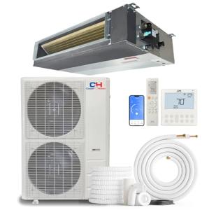 Cooper & Hunter 48,000 BTU Ducted Mini Split Air Conditioner Concealed Duct Heat Pump Unit 208-230V Including 25ft Installation Kit
