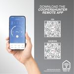 Cooper & Hunter 48,000 BTU Ducted Mini Split Air Conditioner Concealed Duct Heat Pump Unit 208-230V Including 25ft Installation Kit