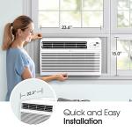 LG 14000 BTU Window Air Conditioners [2023 New] Remote Control WiFi Enabled App Ultra-Quiet Washable Filter Cools 800Sq.Ft for Large Room AC Unit air conditioner Easy Install White LW1521ERSM1
