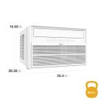 Whirlpool 15,000 BTU Window Mounted Inverter Air Conditioner with Quiet, High Efficiency Operation and Remote, Window AC Unit for Apartment, Living Room, Bedroom, Large Rooms up to 700 Square Feet