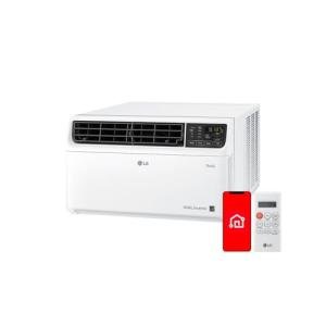 LG LW2422IVSM 23,500 Dual Inverter Smart Window, 230V, Air Conditioner Cools Rooms up to 1,440 Sq. Ft, Ultra Quiet Operation, ThinQ, Amazon Alexa & Hey Google, 24000 BTU, Bright White