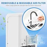 DOMANKI 10,000 BTU Portable Air Conditioner with Remote