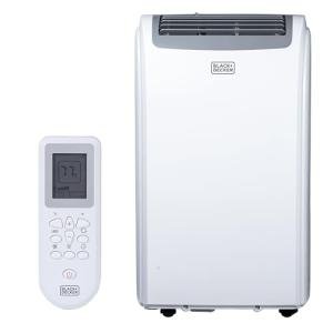 BLACK+DECKER 14,000 BTU Portable Air Conditioner, 3-in-1 AC, Dehumidifier and Fan, Portable AC Unit with Remote Control, Auto Evaporation, 3 Speeds, Window Kit Included, White, BPP10WTB
