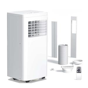 Antarctic Star Portable Air Conditioner 10,000 BTU for Rooms up to 550 Sq. Ft, 4 Modes Portable AC Unit with Cooling, Dehumidifier, Fan & Sleep, Remote Control, 24H Timer & Window Kit for Bedroom
