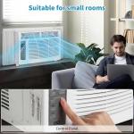 Towallmark 6,000 Btu Window Air Conditioner, Cools Up to 250 Sq. Ft with Cooling, Dehumidifier, 3 Fan Speed, Window-Mounted Room Ac Window Unit with Remote, Easy Install Kit for Home