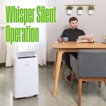 Westinghouse 10,000 BTU Air Conditioner Portable For Rooms Up To 450 Square Feet, Portable AC with Home Dehumidifier, Smart App, 3-Speed Fan, Programmable Timer, Remote Control, Window Kit, White