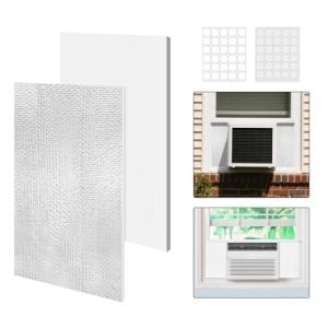 YYGCL Window Air Conditioner Insulated Foam Panels, Air Conditioner Window Seal Kit,Winter Summer, Foam Block Prevent Cold/hot Air Leakage.