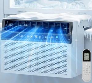 Mountman 12000 BTU Window Air Conditioner, Cool up to 550 Sq.Ft.,Window AC Units with 3 Speeds,6 Modes,Quiet Operation,Remote,Energy Saving AC Window for Bedroom,Home,Office,115V