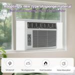 YYGCL Window Air Conditioner Insulated Foam Panels, Air Conditioner Window Seal Kit,Winter Summer, Foam Block Prevent Cold/hot Air Leakage.