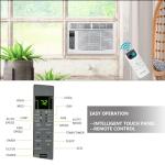 ROVSUN 6000 BTU Window Air Conditioner, 3-in-1 AC Unit for Window, Works As Cooler, Dehumidifier & Fan with Timer, Sleep/ECO Mode & Installation Kit, Cooling Rooms up to 250 Sq. Ft, 115V/60Hz