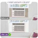 YYGCL Window Air Conditioner Insulated Foam Panels, Air Conditioner Window Seal Kit,Winter Summer, Foam Block Prevent Cold/hot Air Leakage.