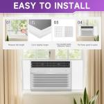 YYGCL Window Air Conditioner Insulated Foam Panels, Air Conditioner Window Seal Kit,Winter Summer, Foam Block Prevent Cold/hot Air Leakage.