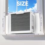 YYGCL Window Air Conditioner Insulated Foam Panels, Air Conditioner Window Seal Kit,Winter Summer, Foam Block Prevent Cold/hot Air Leakage.
