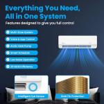 Senville 18000 BTU Dual Zone Mini Split AC