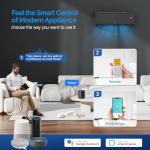 ROVSUN 12,000 BTU Mini Split Air Conditioner & Heater with Smart APP Control, 21 SEER2 115V Energy Saving Inverter Ductless Wall AC Unit with Pre-Charged Condenser, Heat Pump & Installation Kit, Black