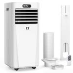 Portable Air Conditioners,10,000 BTU 3-in-1 Portable AC unit for Rooms up to 450 Sq. Ft, Featuring 24H Timer, Smart Sleep Mode, Window Kits Included, Perfect for Bedrooms, Kitchens, and Apartments.