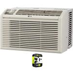 LG 5,000 BTU Window Air Conditioner for Small Rooms & Bedrooms, Cools 150 Sq. Ft., Quiet Operation, Easy Manual Controls, 115V, White - LW5016