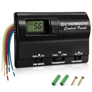 83303862 Digital Thermostat Replacement - Upgrade for Coleman 83303362, 8330-336, 8330-337, 8330-338, 8330-339, 8330-368, 8330-386 RV Heat/Cool T-Stat