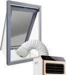 SPONDWILD Window Seal Kit - 197"/500CM Air Conditioner Window Seal & AC Vent Kit, Fits Window Air Conditioner/Dryer, Waterproof, Easy to Install for Push Out/Sliding Windows
