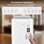 COSTWAY 15000 BTU Inverter Portable Air Conditioner, Smart Wifi Enabled Cooling & Heating Unit w/Fan, Dehumidifier, Auto Swing, Sleep Mode, 24H Timer, Remote Control & Window Kit, Cool Up to 750 Sq.Ft