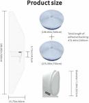 SPONDWILD Window Seal Kit - 197"/500CM Air Conditioner Window Seal & AC Vent Kit, Fits Window Air Conditioner/Dryer, Waterproof, Easy to Install for Push Out/Sliding Windows