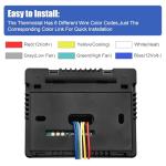 7330F3852 Thermostat Single Stage Heat and Cool Compatible with Coleman RV Air Conditioner Mach Series 7330F3852 Single Stage Heating/Cooling Control Efficient Temperature Regulation (Black)