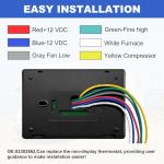 83303862 Digital Thermostat Replacement - Upgrade for Coleman 83303362, 8330-336, 8330-337, 8330-338, 8330-339, 8330-368, 8330-386 RV Heat/Cool T-Stat