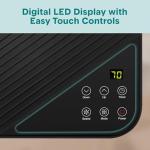 SereneLife Portable AC Unit 8000 BTU | Compact Room Air Conditioner with Dehumidifier & Fan | Energy Efficient 800W Low-Power Motor | Rolling Wheels, Remote, 24-Hour Timer | Window Mount Kit